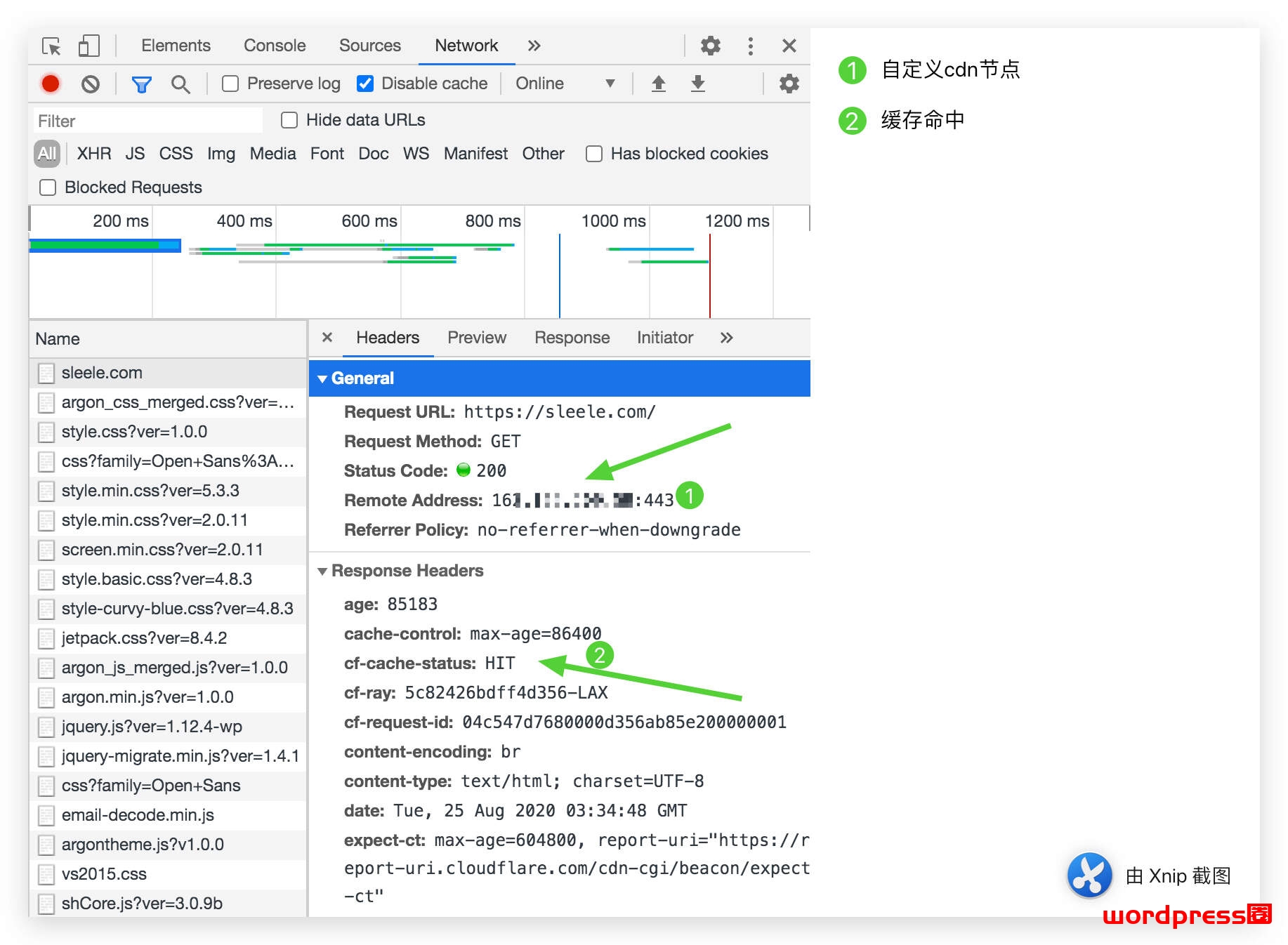 缓存命中查看 针对使用Cloudflare CDN国内网站的速度优化方案