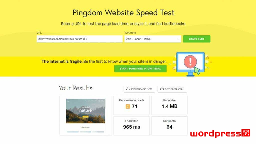 Pingdom测速工具 WordPress主题如何工作以及它们如何让设计变得如此简单