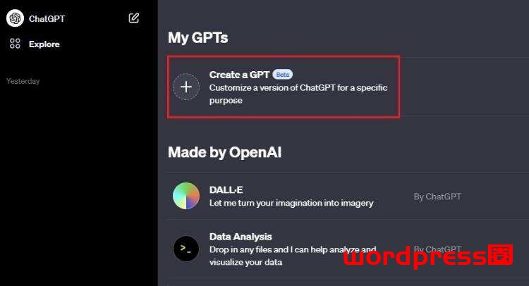 在 chatgpt 上创建一个 gpt OpenAI GPTs:如何创建个性化ChatGPT